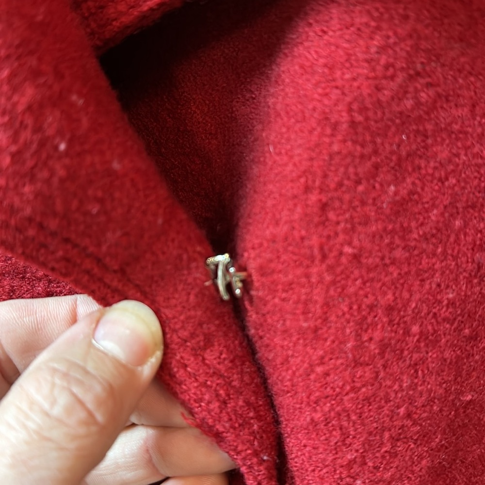 100% Wool Red Jacket - Picture 8 of 13